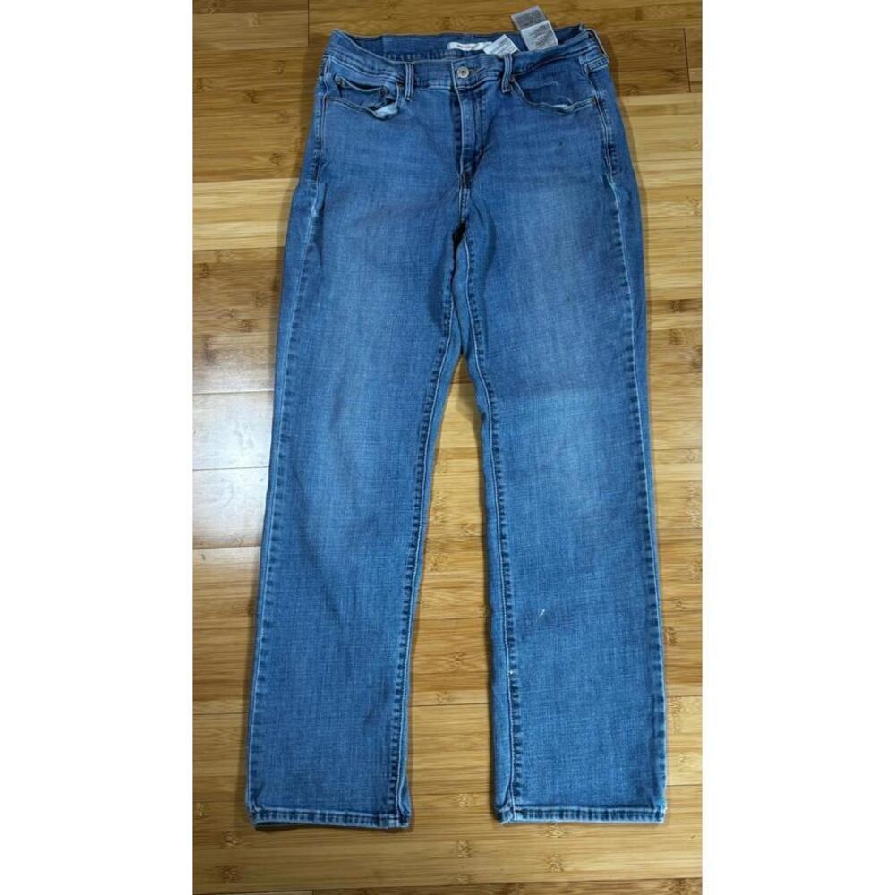 Levi’s 505 Straight Leg Jeans Women’s Size 12 Medium Wash 30x28